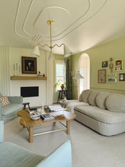 Birdie Floor Lamp by Mitzi with Pivoting Arm, Dimmable Features, Aged Brass Finish, Perfect for Any Room