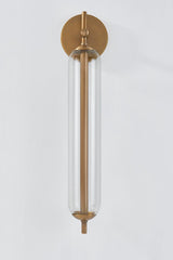 Blaze Large Outdoor Wall Sconce by Troy Lighting, Patina Brass Finish, Dimmable, ETL Wet Rated