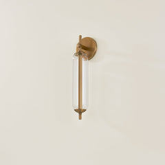 Blaze Outdoor Wall Sconce 16.5" Patina Brass LED Dimmable Wet Rated by Troy Lighting
