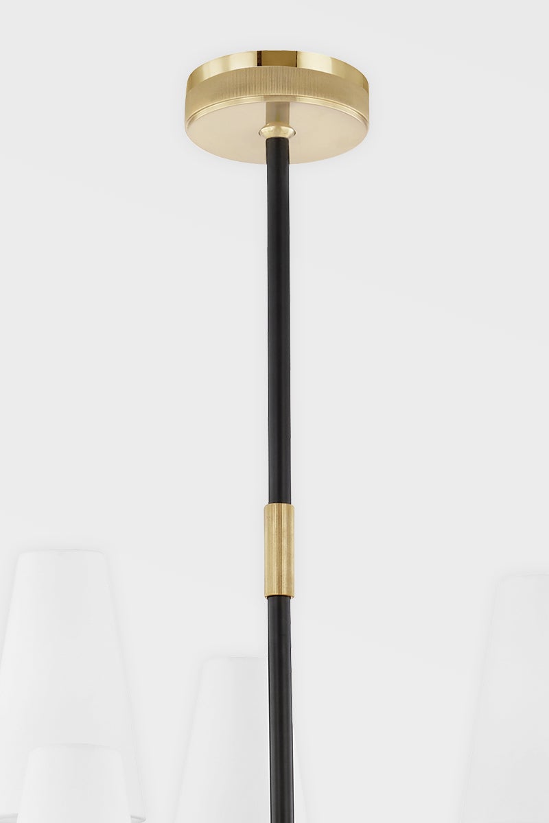 Bowery 15-Light Chandelier by Hudson Valley Lighting - Modern Design, Two Finishes, Adjustable Height