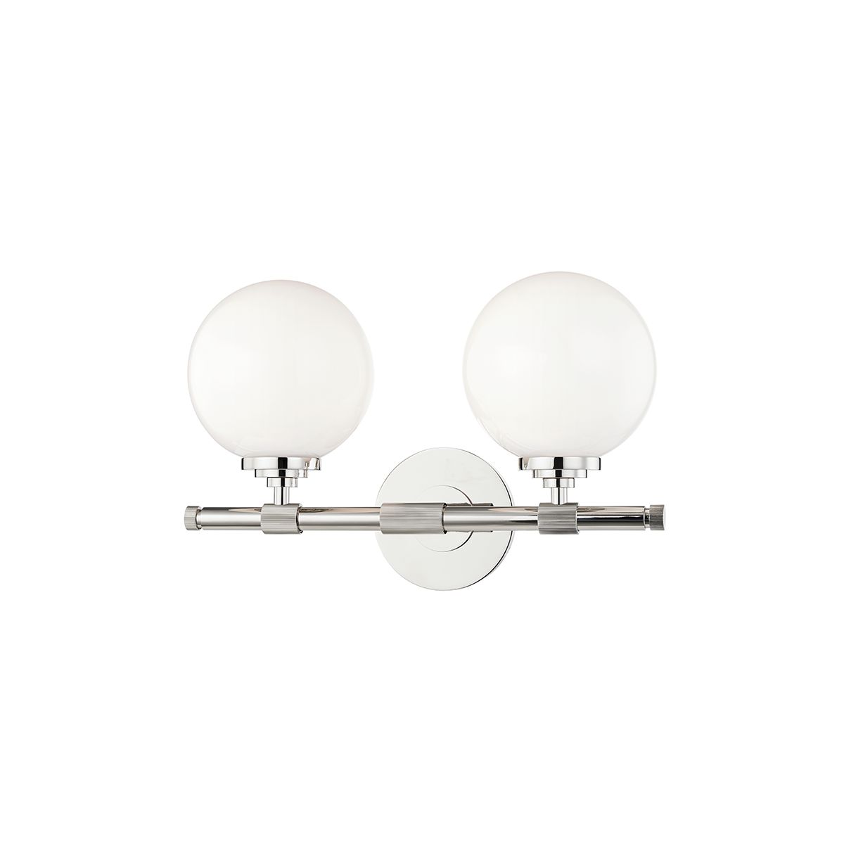 Bowery 2-Light Vanity Light by Hudson Valley Lighting - Modern Elegance, Dimmable, UL Damp Rated