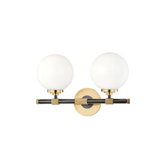 Bowery 2-Light Vanity Light by Hudson Valley Lighting - Modern Elegance, Dimmable, UL Damp Rated