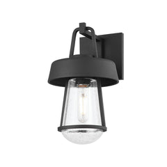 Brady Wall Sconce by Troy Lighting | Dimmable, Weather-Resistant Black Metal Outdoor Fixture