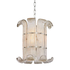 Brasher Pendant Light by Hudson Valley Lighting, Adjustable 23"-71", Dimmable, UL Damp Rated, Aged Brass Finish