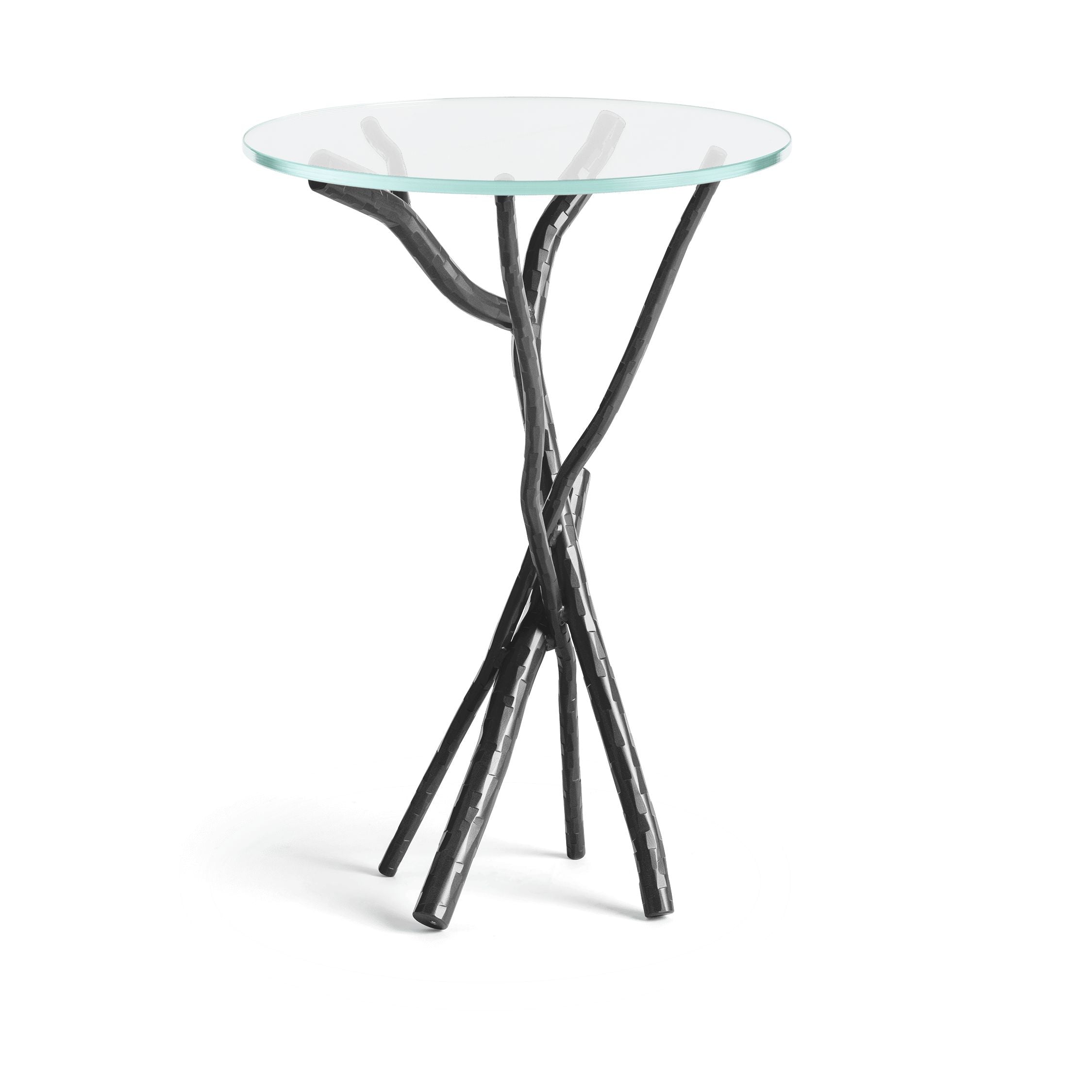 Brindille Accent Table by Hubbardton Forge - Handcrafted Elegance with Sculptural Base, 25.9" Height