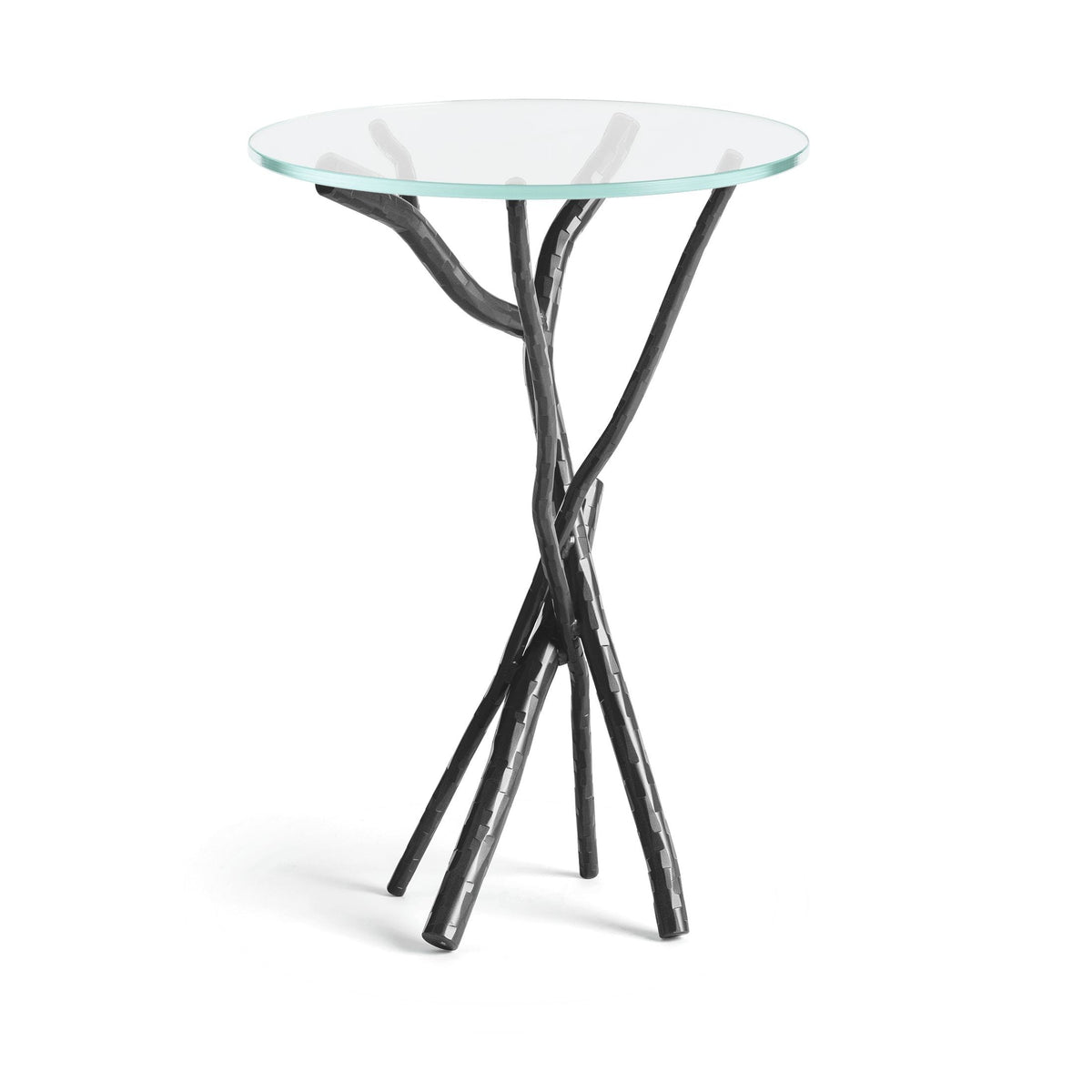 Brindille Accent Table by Hubbardton Forge - Handcrafted Elegance with Sculptural Base, 25.9" Height
