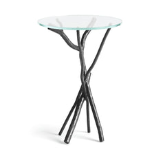 Brindille Accent Table by Hubbardton Forge - Handcrafted Elegance with Sculptural Base, 25.9" Height