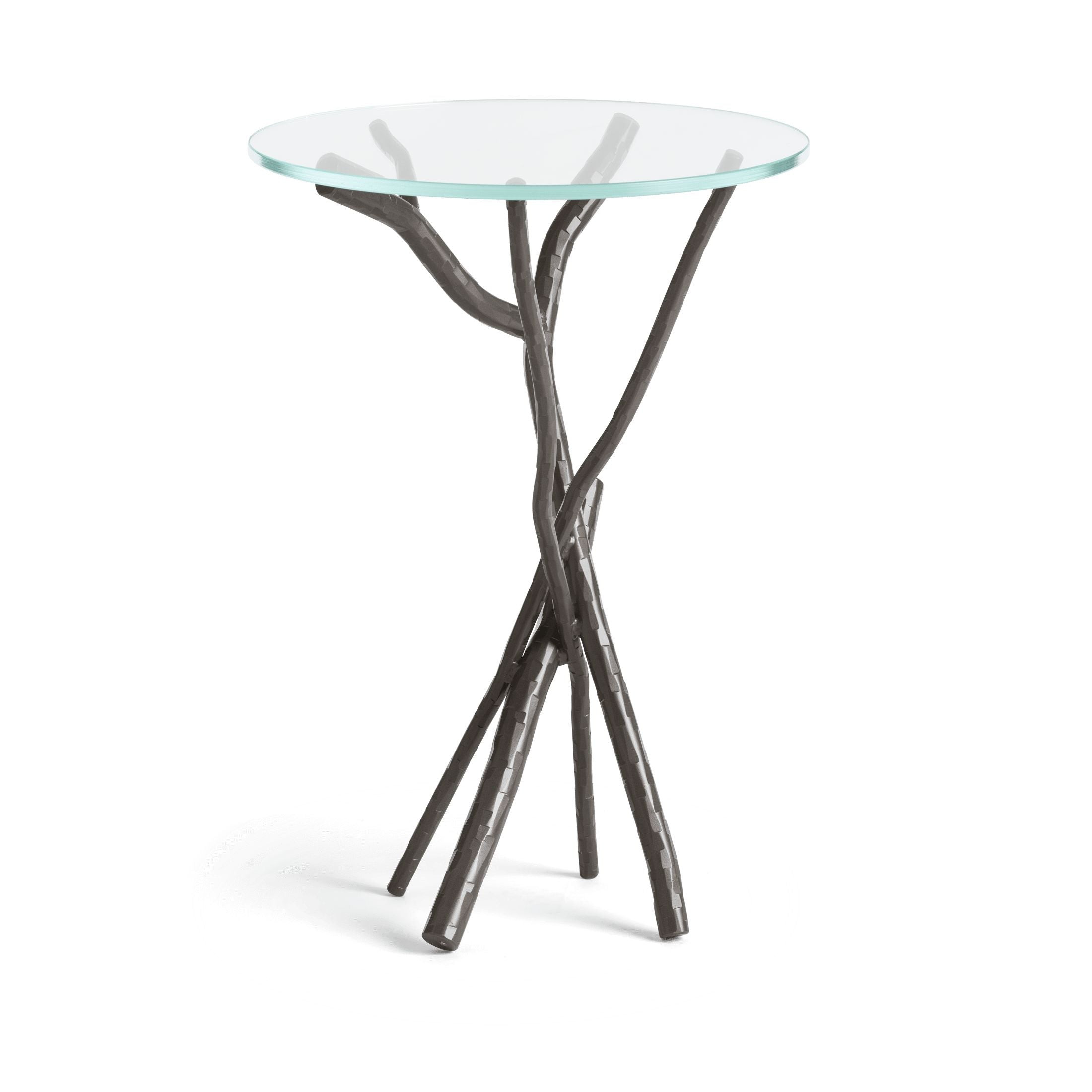 Brindille Accent Table by Hubbardton Forge - Handcrafted Elegance with Sculptural Base, 25.9" Height