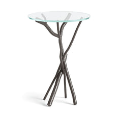 Brindille Accent Table by Hubbardton Forge - Handcrafted Elegance with Sculptural Base, 25.9" Height
