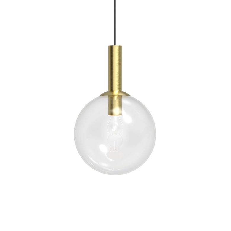 Bubbles 12-Inch Dimmable Pendant Light by SONNEMAN - Mid-Century Modern Design in Glass and Metal