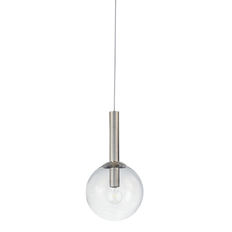 Bubbles 12-Inch Dimmable Pendant Light by SONNEMAN - Mid-Century Modern Design in Glass and Metal