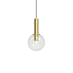 Bubbles 8-Inch Single Pendant Light by SONNEMAN - Dimmable, Versatile Height, Clear Glass Shade