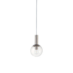 Bubbles 8-Inch Single Pendant Light by SONNEMAN - Dimmable, Versatile Height, Clear Glass Shade