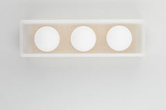 Budnick 3-Light Vanity Light by Hudson Valley Lighting in Aged Brass with Opal Matte Glass Shades