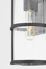 Burbank Outdoor Wall Sconce by Troy Lighting, Textured Black Finish, Dimmable, Weather-Resistant