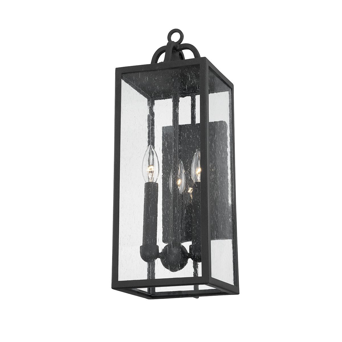 Caiden Medium Outdoor Wall Sconce by Troy Lighting, 21.75" Height, Weather-Resistant, 60W Max