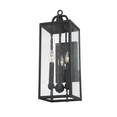 Caiden Medium Outdoor Wall Sconce by Troy Lighting, 21.75" Height, Weather-Resistant, 60W Max