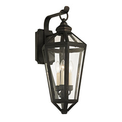 Calabasas Large Outdoor Wall Sconce 25.5" Vintage Bronze Finish 3-Light Dimmable Fixture by Troy Lighting
