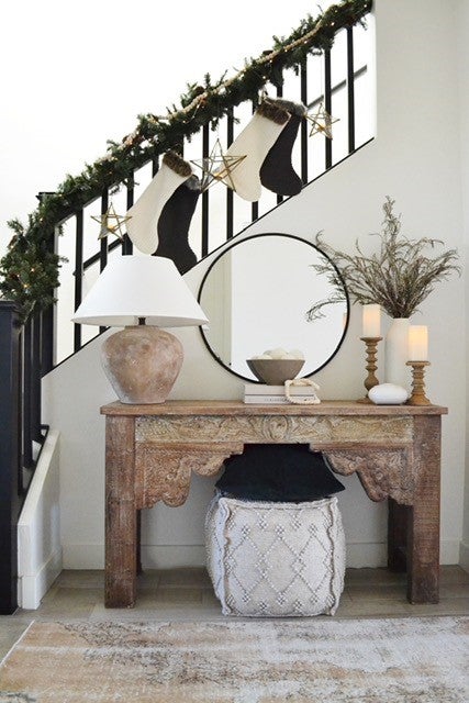 Calabria Table Lamp 20.5"H by Troy Lighting with Dimmable Feature and Linen Shade in Sienna Finish