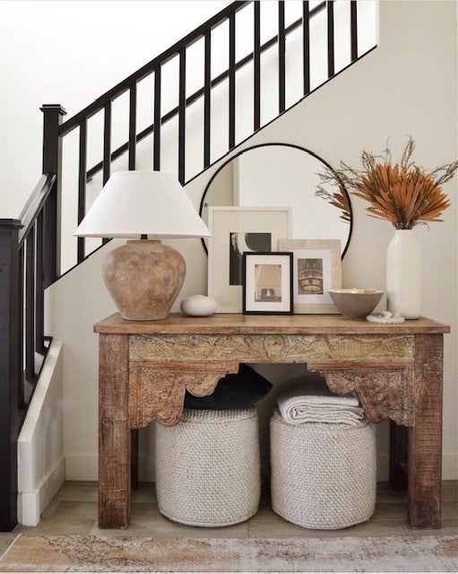 Calabria Table Lamp 20.5"H by Troy Lighting with Dimmable Feature and Linen Shade in Sienna Finish