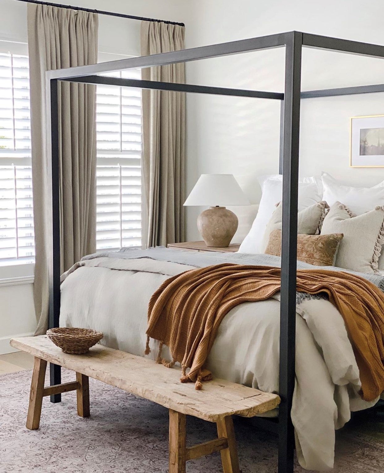 Calabria Table Lamp 20.5"H by Troy Lighting with Dimmable Feature and Linen Shade in Sienna Finish