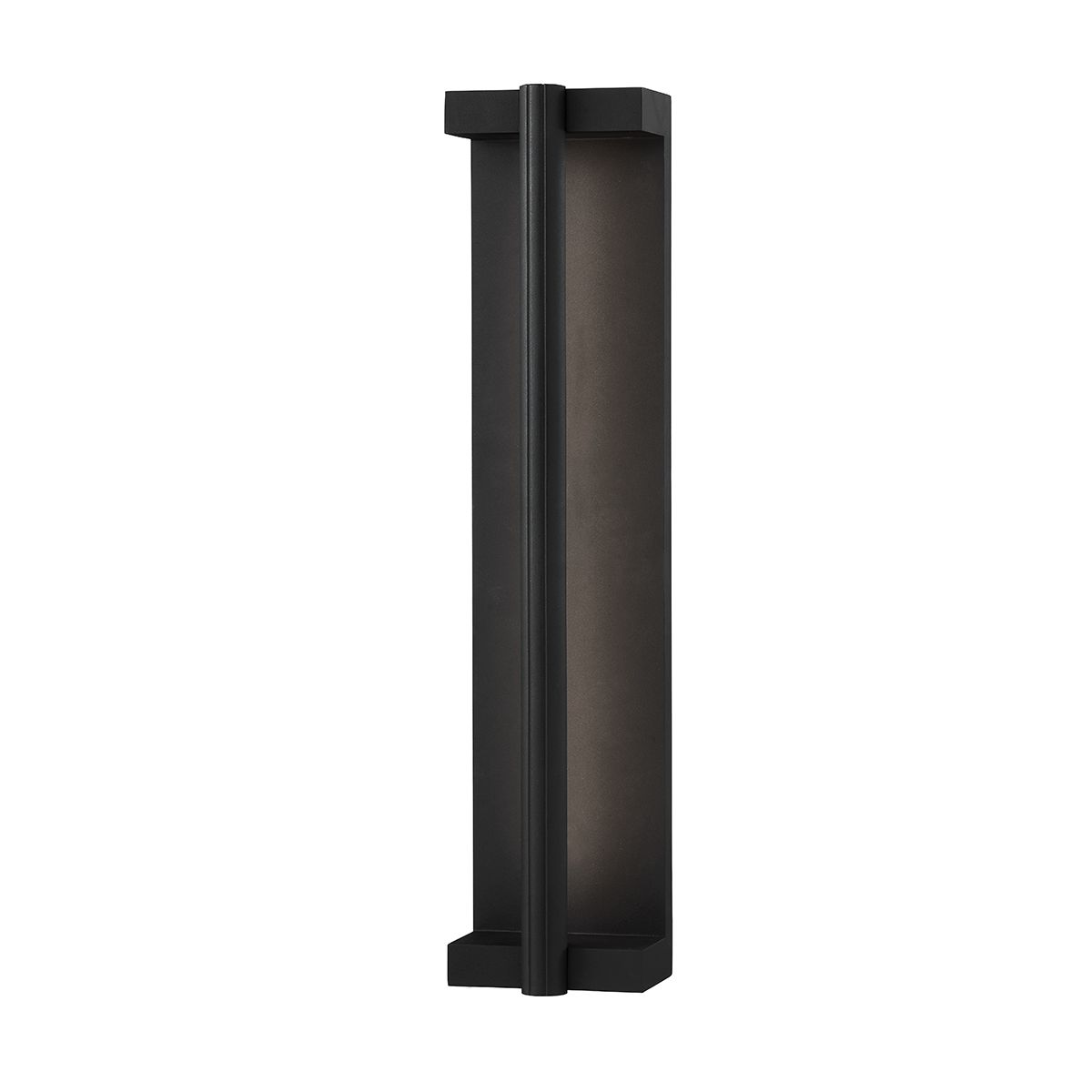 Calla Large Wall Sconce by Troy Lighting, 21.5" Height, Textured Black Finish, LED, Weather-Resistant