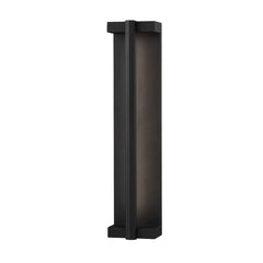 Calla Large Wall Sconce by Troy Lighting, 21.5" Height, Textured Black Finish, LED, Weather-Resistant