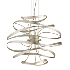 Calligraphy Chandelier by Corbett Lighting - Elegant 24"H x 26"W, LED, Dimmable, Versatile Design in Gold/Silver Finishes