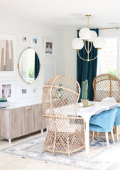 Carrie Chandelier by Mitzi H160804-AGB, 4-Light Aged Brass with Opal Etched Glass Shades