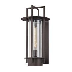 Carroll Park 20.5" Medium Outdoor Wall Sconce by Troy Lighting, Dimmable, Textured Bronze Finish