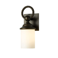 Hubbardton Forge Cavo Outdoor Wall Sconce, Aluminum, Dimmable, UL Wet Rated, 75W E26 Bulb