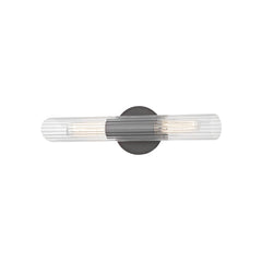 Mitzi Cecily Sconce 2-Light Wall Fixture, Aged Brass, Old Bronze & Polished Nickel, Dimmable Design