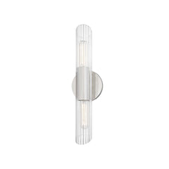 Mitzi Cecily Sconce 2-Light Wall Fixture, Aged Brass, Old Bronze & Polished Nickel, Dimmable Design