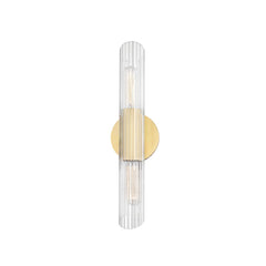Mitzi Cecily Sconce 2-Light Wall Fixture, Aged Brass, Old Bronze & Polished Nickel, Dimmable Design