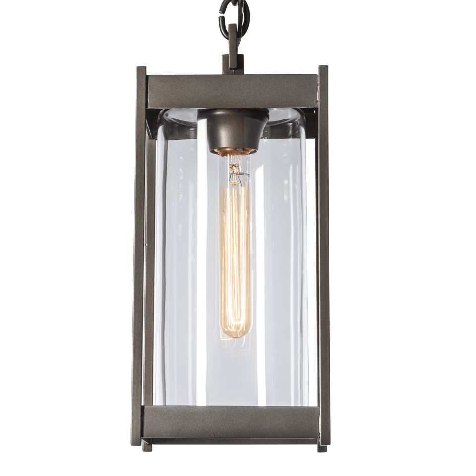 Cela Medium Outdoor Lantern by Hubbardton Forge - Dimmable, Durable, Versatile Design, Multiple Finishes
