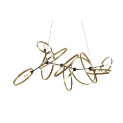 Celesse Pendant Light by Hubbardton Forge, Adjustable 35"-85", Dimmable, Multiple Finishes