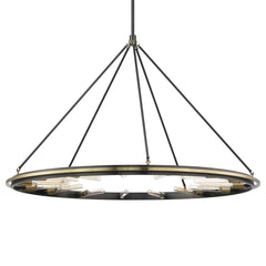 Chambers 15-Light Chandelier by Hudson Valley Lighting - Dimmable, Adjustable Height, 3 Finishes