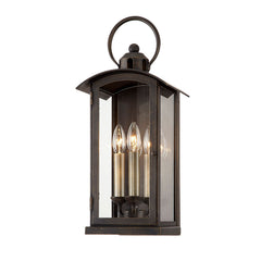 Chaplin Medium Outdoor Wall Sconce 20.25" H by Troy Lighting, Vintage Bronze, Dimmable, UL Wet Rated