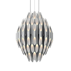 SONNEMAN Chimes 3-Tier Chandelier with 16,500 Lumens and Adjustable Height in Polished Chrome/Satin Brass