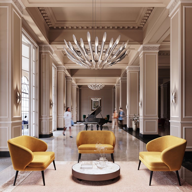 SONNEMAN Chimes Round LED Chandelier, Dimmable, Polished Chrome or Satin Brass Finish, C-ETL-US Damp Rated