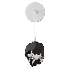 Chrysalis 1-Light Small Low Voltage Sconce with Handcrafted Faceted Glass Crystal by Hubbardton Forge