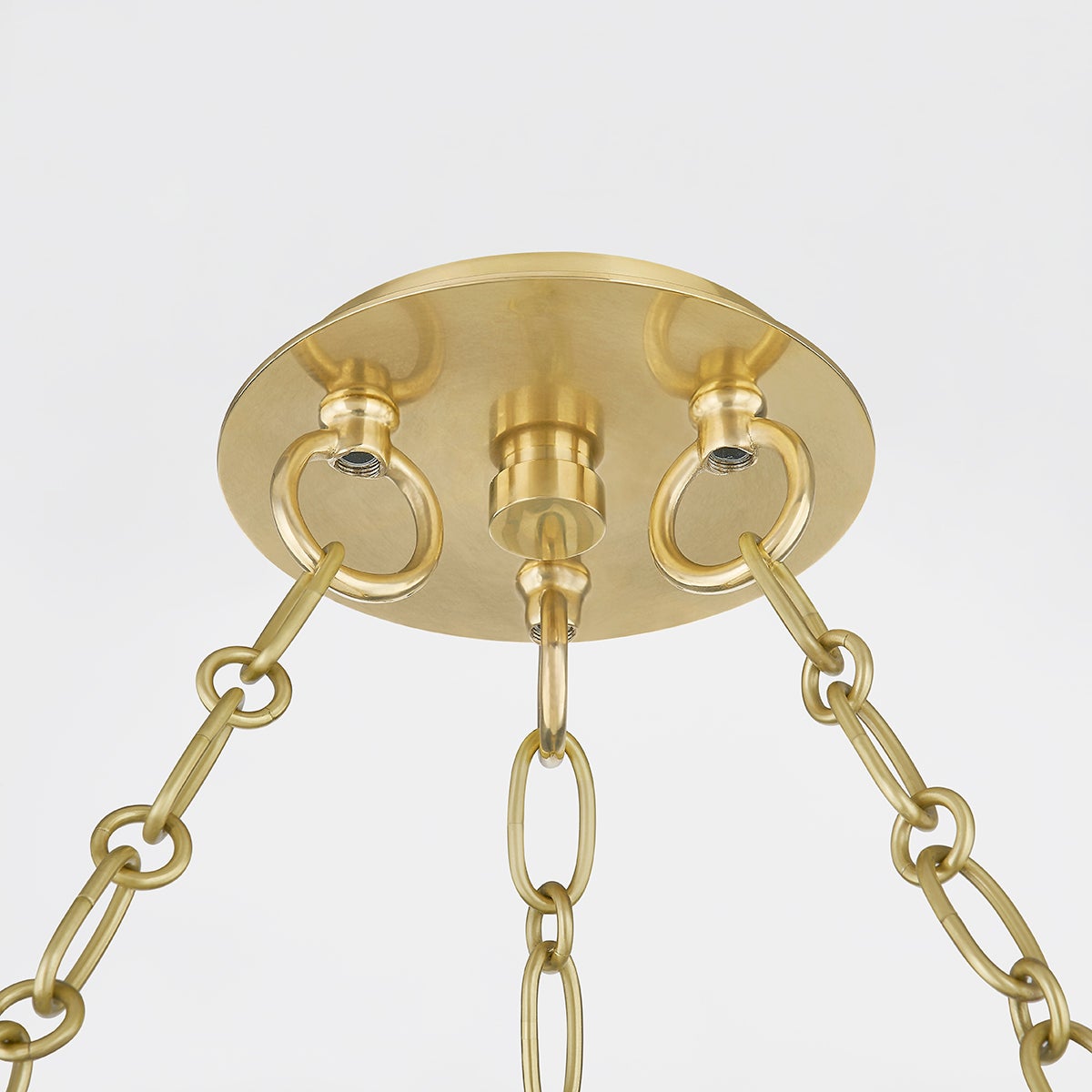 Citrine Large Chandelier by Corbett Lighting, 15 Lights, Dimmable, Vintage Brass Finish, ETL Damp Rated