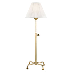 Classic No.1 Table Lamp by Hudson Valley Lighting with Dimmable Function and Aged Brass Finish