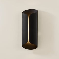 Cole Large Outdoor Wall Sconce by Troy Lighting, 20” H, Dimmable LED, Textured Black Finish