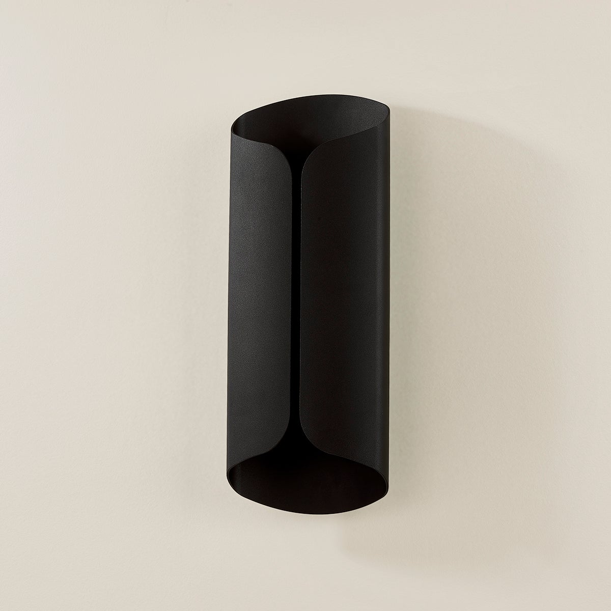 Cole Large Outdoor Wall Sconce by Troy Lighting, 20” H, Dimmable LED, Textured Black Finish
