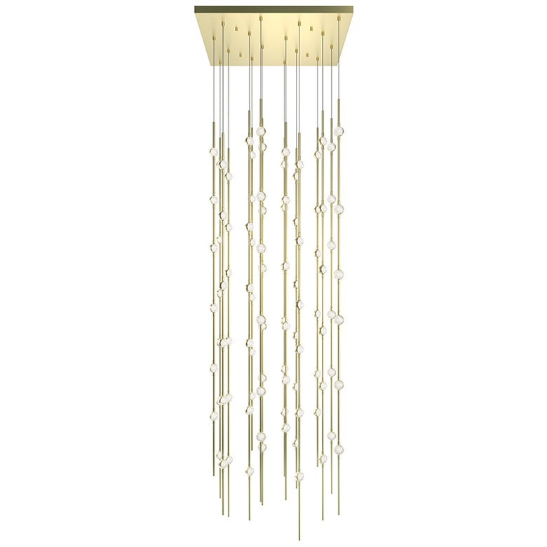 Constellation Andromeda 24-Inch Square LED Chandelier by SONNEMAN - Dimmable with 21,120 Lumens