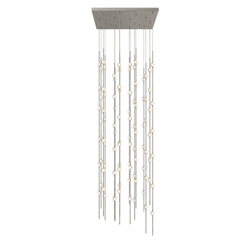 Constellation Andromeda 24-Inch Square LED Chandelier by SONNEMAN - Dimmable with 21,120 Lumens