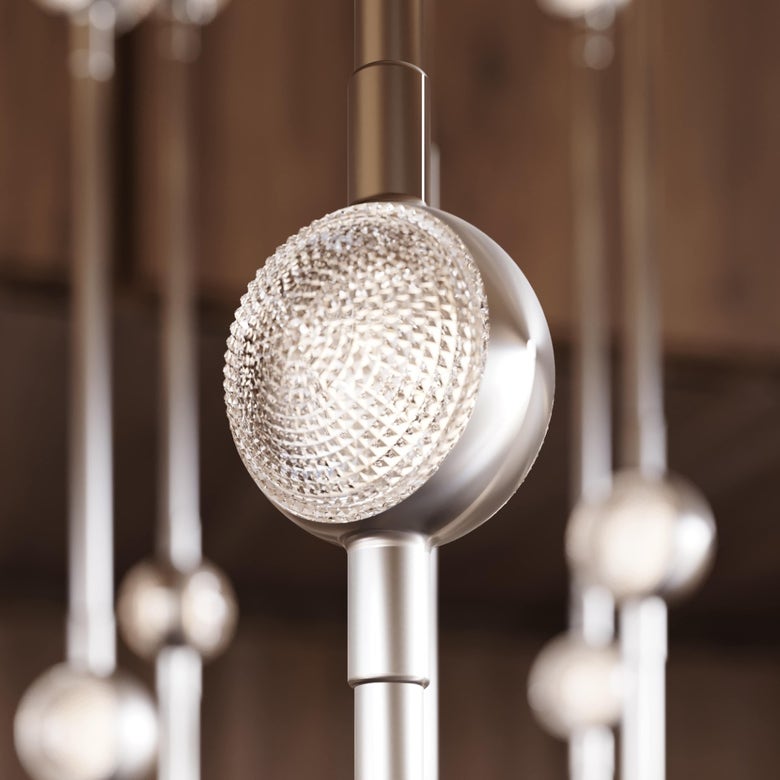 Constellation Andromeda 24-Inch Square LED Chandelier by SONNEMAN - Dimmable with 21,120 Lumens