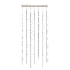 36-Inch SONNEMAN Constellation Andromeda Chandelier With Dimmable LED Hubs In Satin Brass/Nickel