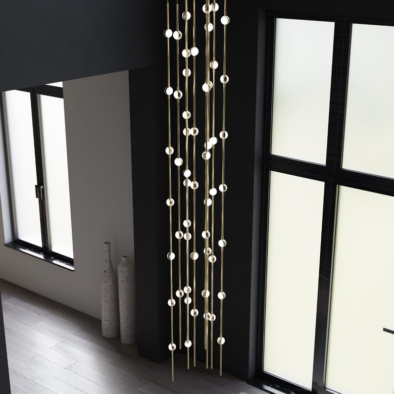 Constellation Andromeda 6-Inch Chandelier by SONNEMAN - Dimmable, Energy-Efficient, Modern Design